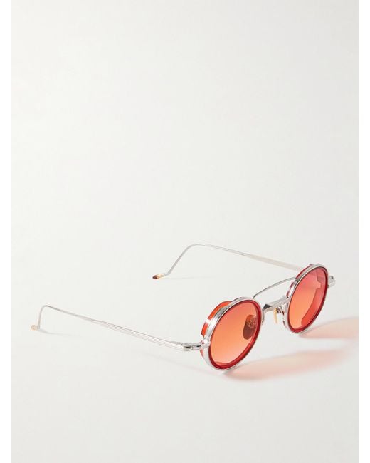 Lunettes De Soleil Rondes En Métal Ringo 2 Jacques Marie Mage en coloris Pink