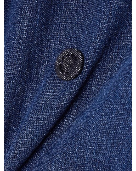 Altuzarra Blue Hayden Double-Breasted Denim Jacket