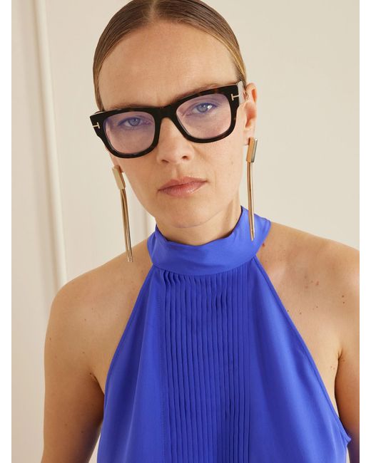 Tom Ford Multicolor D-Frame Convertible Sunglasses