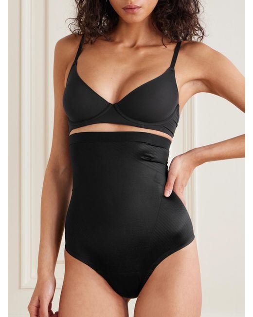 Spanx Black Shape Invisible High-Waisted Thong