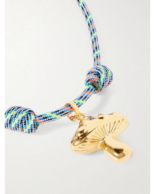 Joolz by Martha Calvo Multicolor Trippy-Plated Cord Necklace