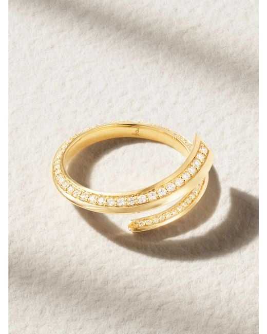 Sorellina Natural Ziggy Ring Aus 18 Karat Mit Diamanten