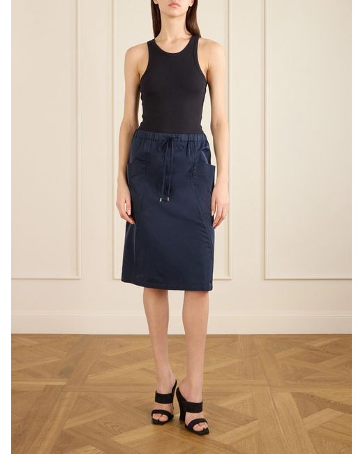 Alaïa Blue Shell Skirt
