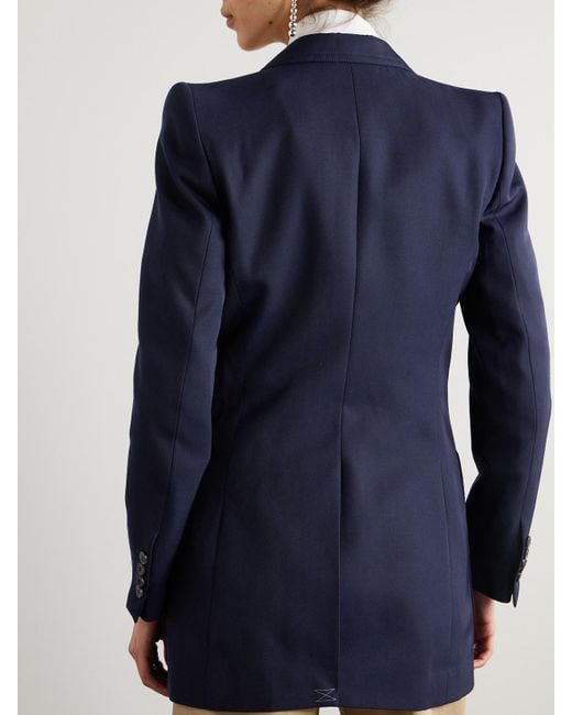 Blazer À Double Boutonnage En Serge Dries Van Noten en coloris Blue