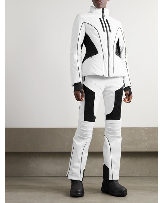 Mackage White Paneled Ski Jacket