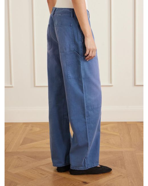 B Sides Blue Painter Mid-Rise Straight-Leg Jeans