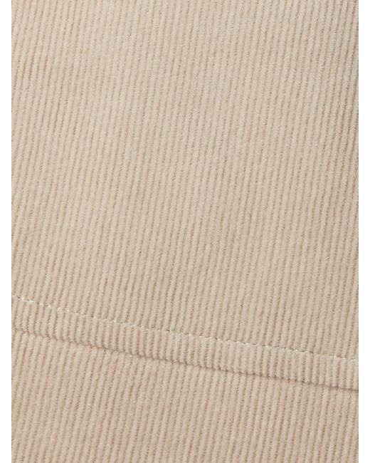 Nili Lotan Natural Chamonix Verkürzte Jacke Aus Cord Aus Einer Baumwollmischung