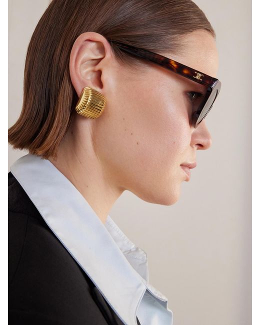 Céline Multicolor Round-Frame Acetate Sunglasses