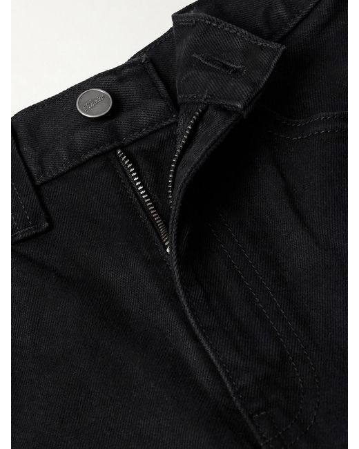 Khaite Black Bonnie Mid-Rise Boyfriend Jeans