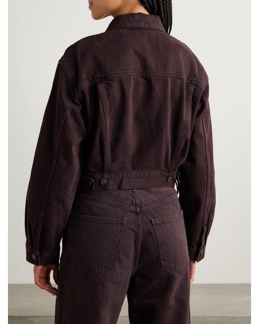 Agolde Brown Radley Jeansjacke