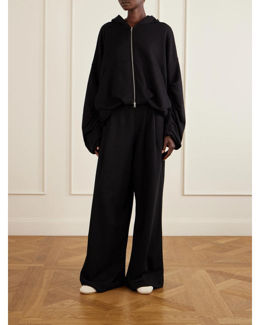 Dries Van Noten Blue Cotton-Jersey Zip-Up Hoodie