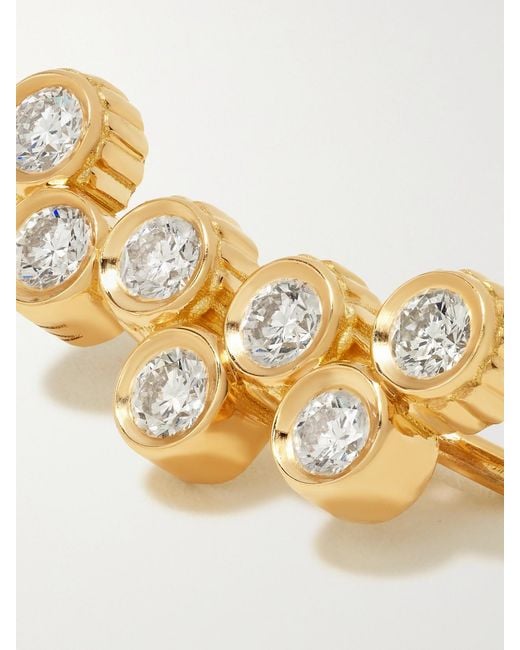 Viltier Metallic Clique 18-Karat Diamond Single Earring