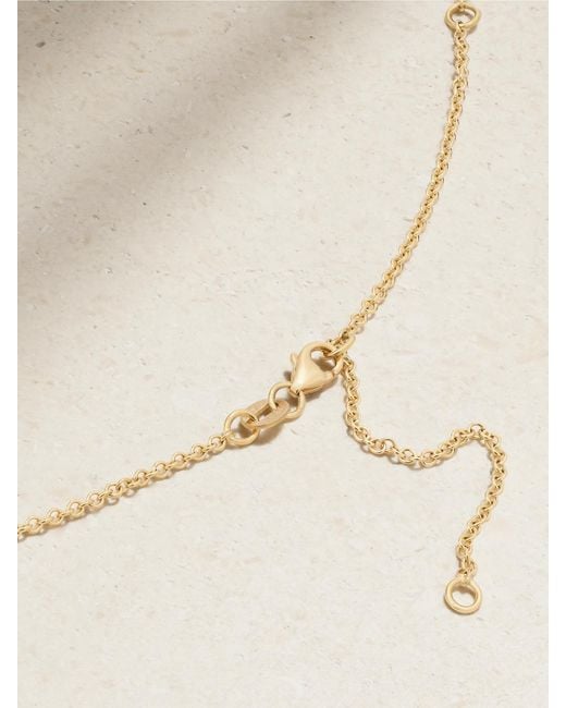 Anita Ko Metallic Zodiac Large 18-Karat Diamond Necklace