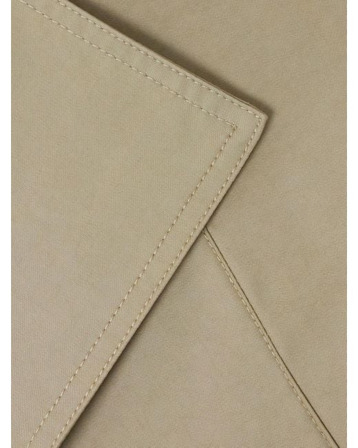 Frankie Shop Natural Astoria Cutout Tencel Lyocell-Blend Trench Coat