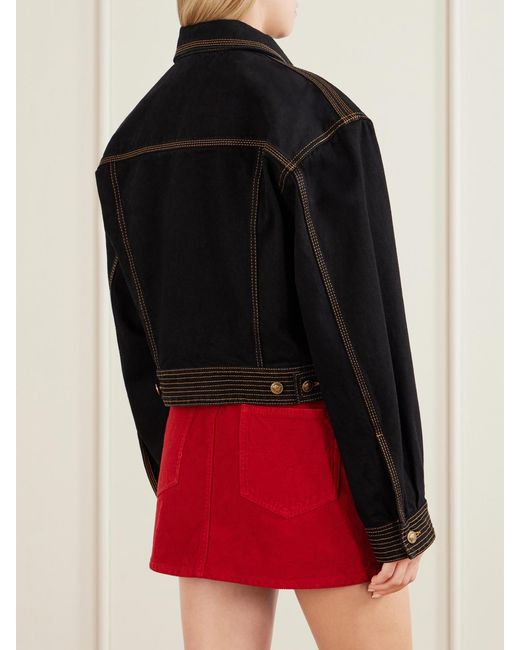 Versace Black Denim Jacket