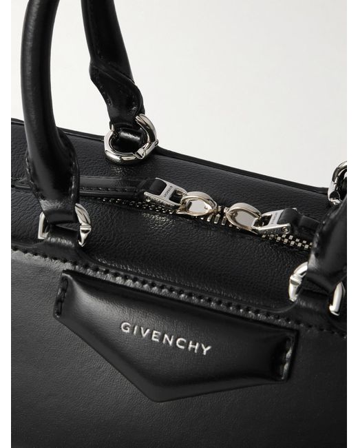 Givenchy Black Antigona East-West Small Leather Tote
