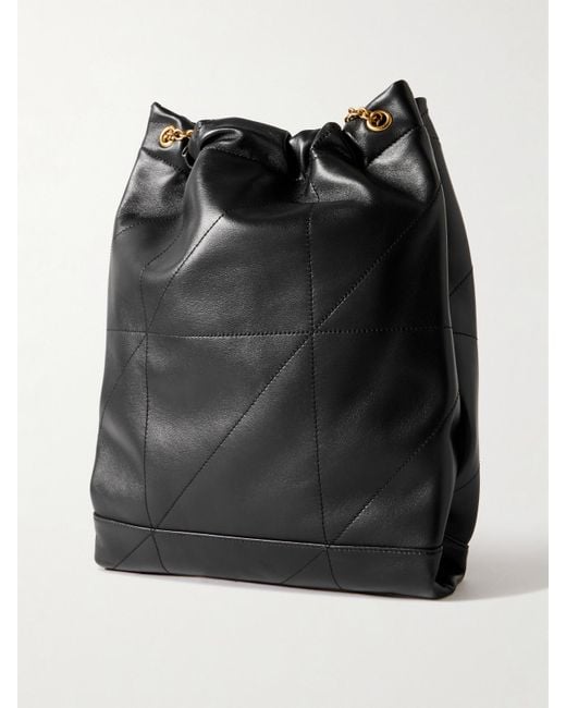 Saint Laurent Black Jamie Quilted Leather Shoulder Bag
