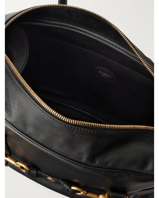 Burberry Black Embellished Leather Shoulder Bag