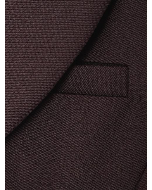 DIOTIMA Black Marcus Wool-Twill Blazer