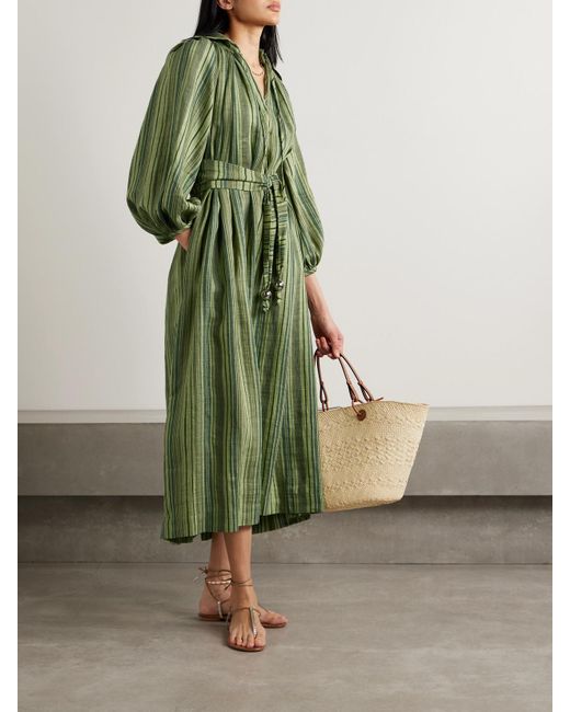 Lisa marie fernandez linen cheap dress