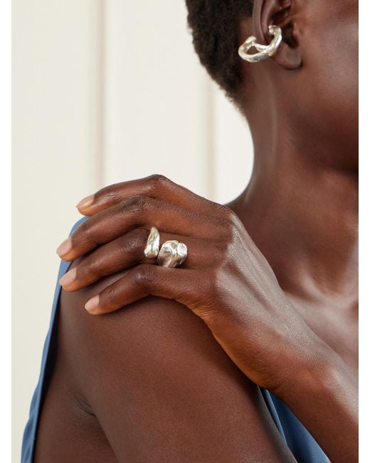 SIMUERO Natural Helio Sterling Ring