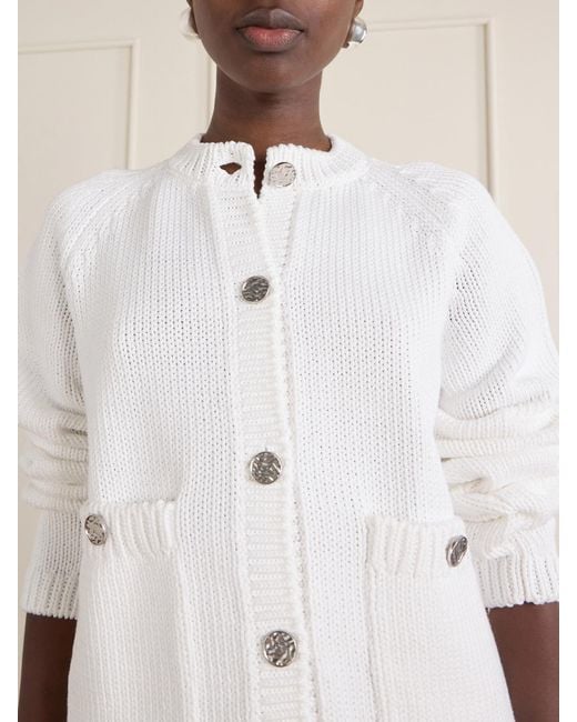 Totême Natural Organic Cotton Cardigan