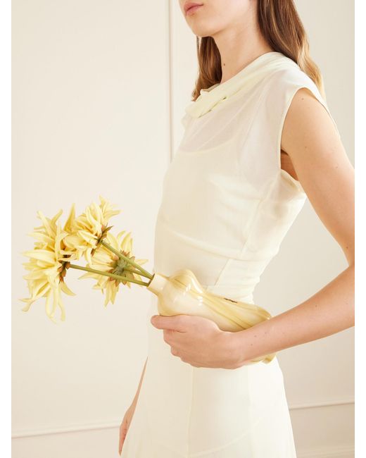 Cult Gaia Metallic Florence Clutch