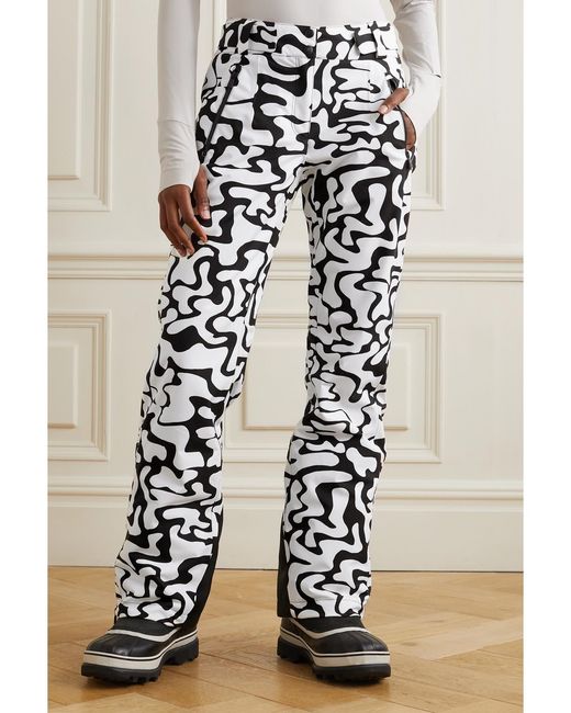 Aztech Mountain White Ed Curtis Team Aztech Printed Padded Ski Pants