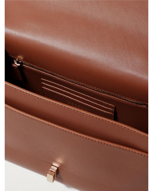 Gabriela Hearst Brown Leonora Mittelgroße Tote Aus Leder