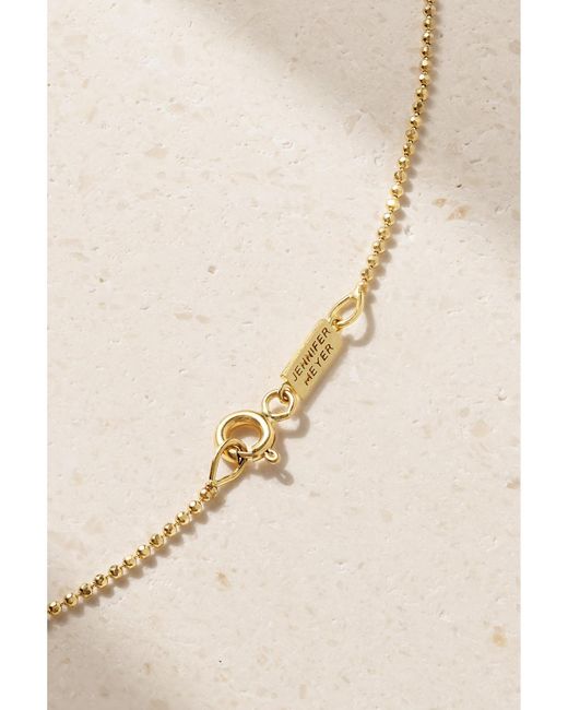 Jennifer Meyer Natural Heart 18-Karat Diamond Necklace