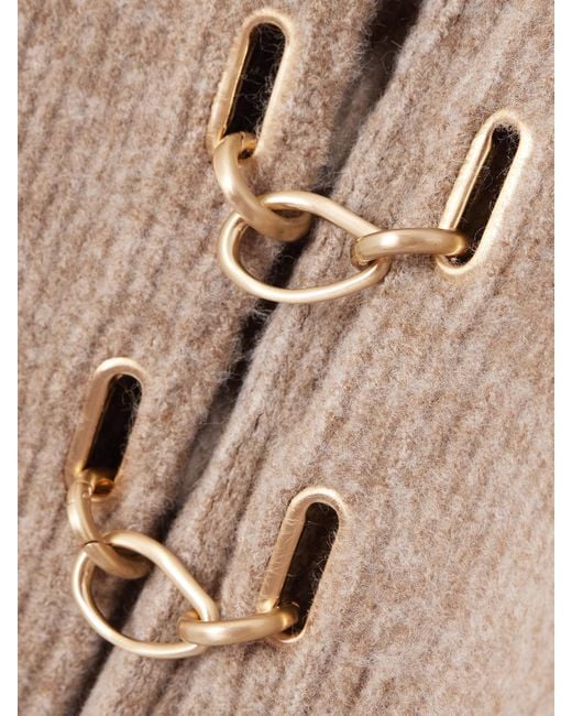 Cult Gaia Natural Mayalu Ribbed-Knit Cardigan