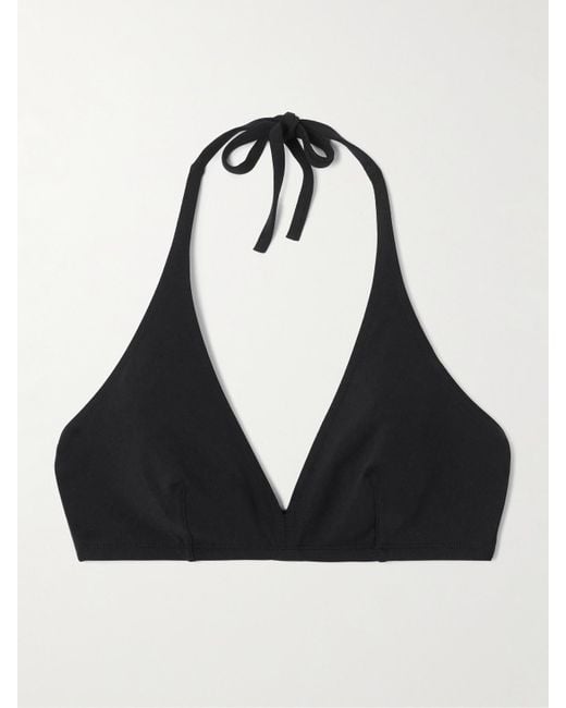 Eres Black Les Permanents Gang Triangle Bikini Top