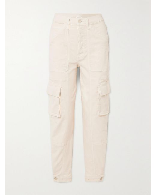 Mother Natural Net Sustain The Curbside Cargo Flood High-Rise Tapered Jeans