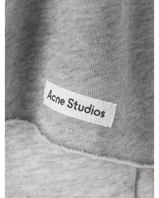 Acne Gray Mehrlagiger Minirock Aus Jersey Aus Einer Biobaumwollmischung