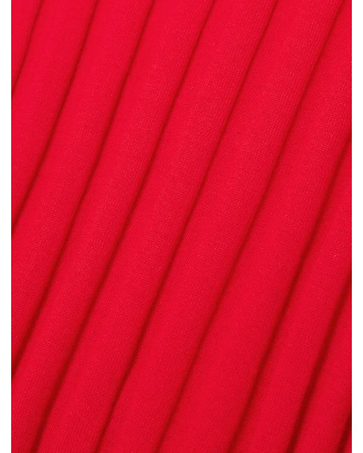 &Daughter Red Ribbed Wool Sweater