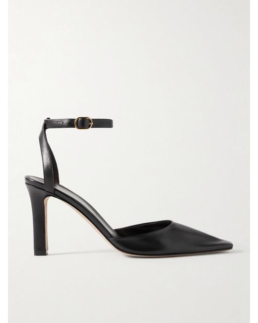 The Row White Carla Pumps Aus Leder