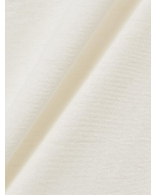Joseph White Tanktop Aus Jersey Aus Einer Baumwoll-Seidenmischung