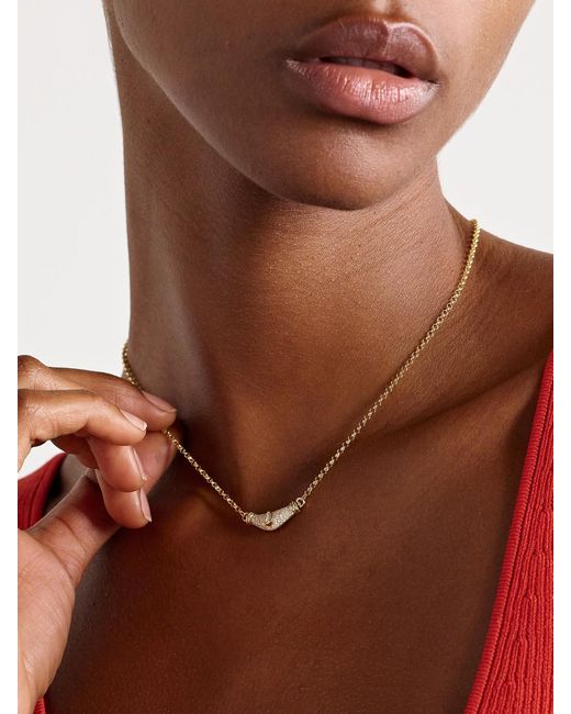 L'Atelier Nawbar Natural Karma 18-Karat Diamond Necklace