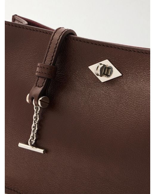 Metier Brown Ease 28 Leather Clutch