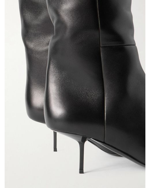 Saint Laurent Black Victoire Boot