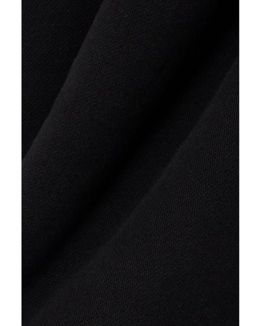 Wardrobe NYC Black Hailey Bieber Cotton-Jersey Wide-Leg Sweatpants