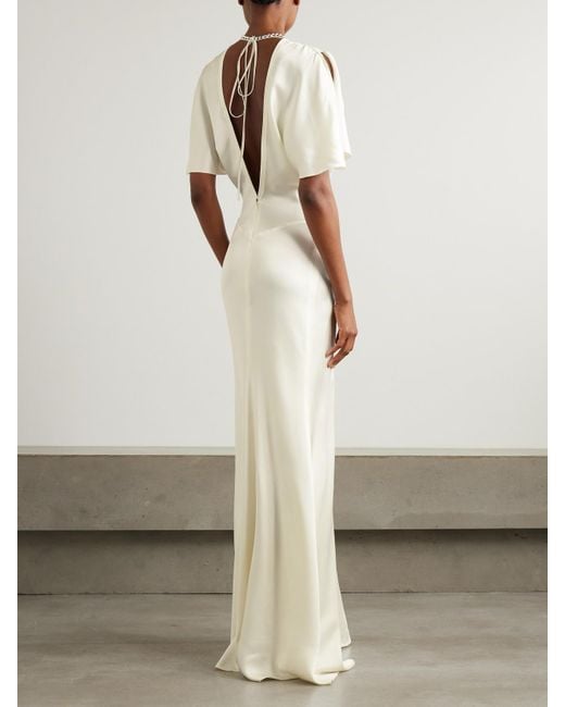 long linen dress white Sunday Saint-Tropez