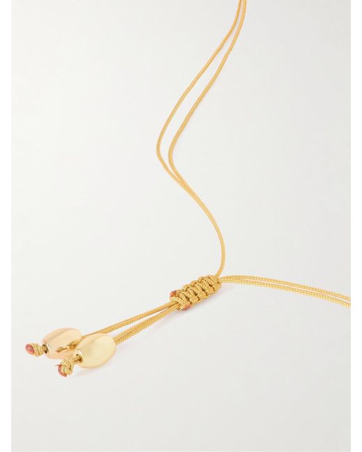 Tohum Design Natural Concha Puka-Plated Shell Necklace