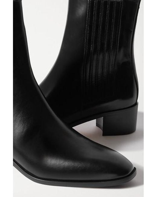 Aeyde Neil Leather Chelsea Boots in Black - Lyst
