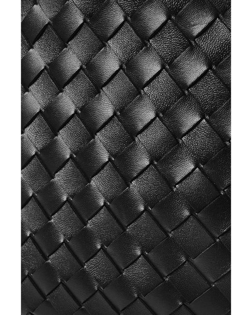 Bottega Veneta Black Sardine Small Intrecciato Leather Tote