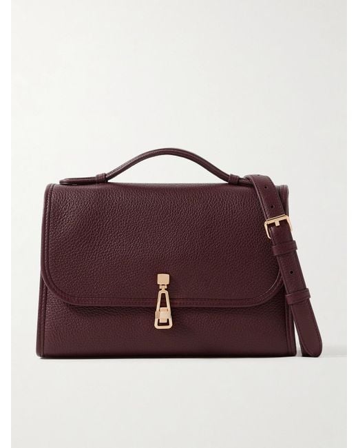 Gabriela Hearst Purple Leonora Medium Textured-Leather Tote