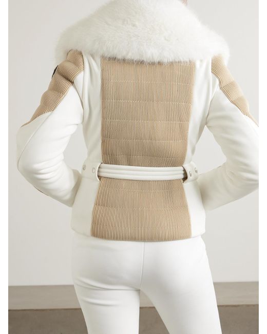 Fusalp Natural Gitu Belted Two-Tone Ski Jacket