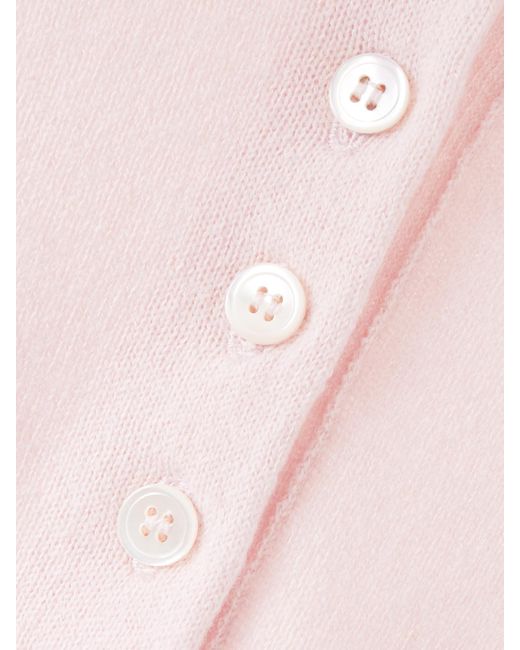 &Daughter Pink Aoife Pullover Aus Einer Kaschmir-Baumwollmischung Mit Polokragen