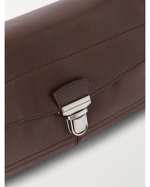 Lemaire Brown Gear Small Textured-Leather Shoulder Bag