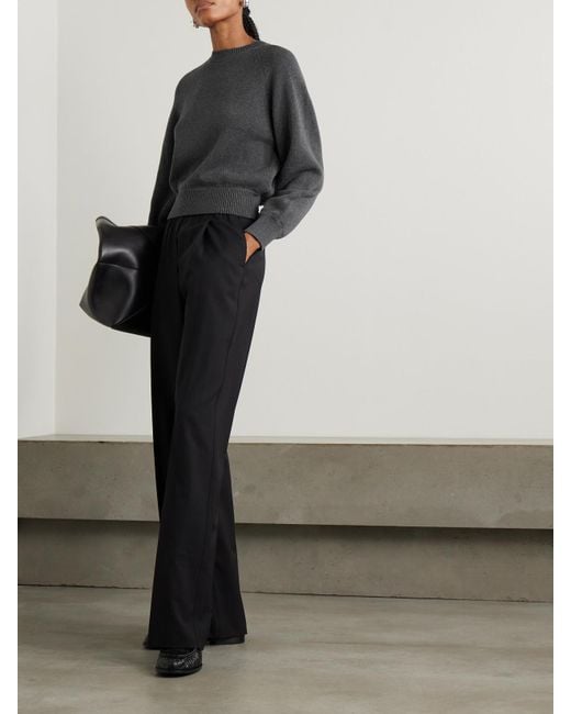 High Sport Gray Lara Cotton Sweater